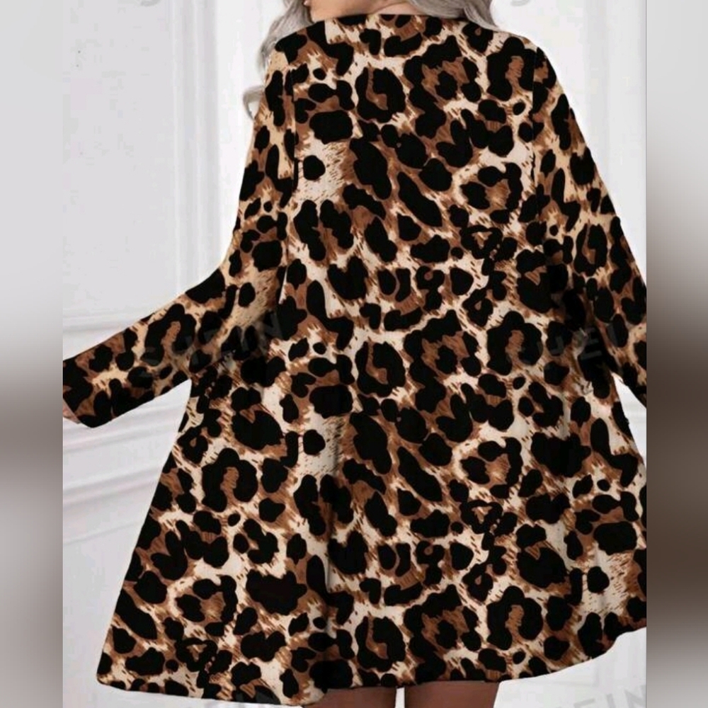 Leopard Print Style Cardigan